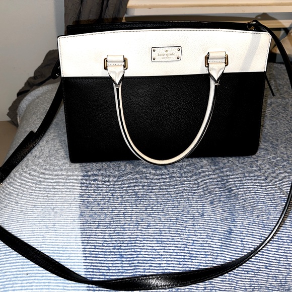 kate spade Bags Kate Spade Black And White Purse Poshmark